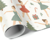 Grappige notenkraker Ballerina vakantie - Cadeaupapier (Rol Hoek)