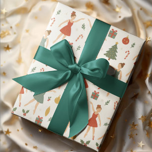 Grappige notenkraker Ballerina vakantie - Cadeaupapier