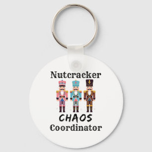 Grappige Notenkraker Chaos Coördinator Dans Moeder Sleutelhanger