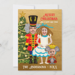 Grappige Notenkraker Clara Mouse King Kerstmis Feestdagenkaart