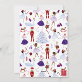 Grappige notenkraker kerstfoto feestdagenkaart (Achterkant)