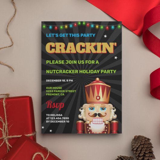 Grappige Notenkraker Kerstvakantie Kerstfeest Kaart