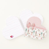 Grappige Notenkraker Pastel Roze Kerstballet Notitieboek (Binnen)