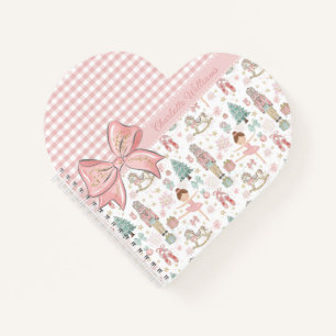 Grappige Notenkraker Pastel Roze Kerstballet Notitieboek