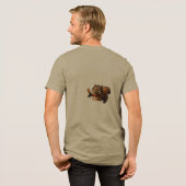 Grappige Notige Eekhoorn Heren Tri-Blend Grafisch  Shirt (Voorkant)