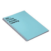 Grappige notitieboek 'Niet luisteren' (Rechterzijde)