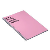 Grappige notitieboek 'Niet luisteren' (Rechterzijde)
