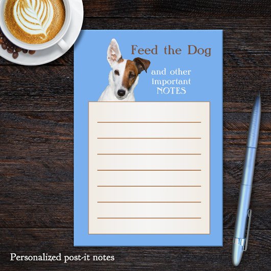 Grappige Notities over een Cute Hond Post-it® Notes