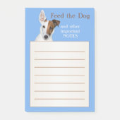 Grappige Notities over een Cute Hond Post-it® Notes (Voorkant)