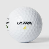 Grappige Novelt Golfbal Monogram Niet Aanraken Golfballen (Logo)