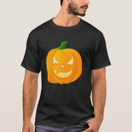 Grappige novelty sport voetbal HAPPY HALLOWEEN T-shirt