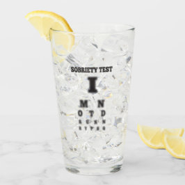 Grappige nuchterheid test 🍻 wazig oog grafiek glas