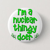 grappige nucleaire ronde button 5,7 cm (Voorkant)