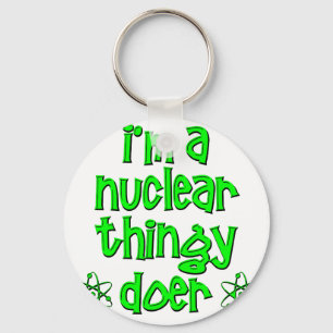 grappige nucleaire sleutelhanger