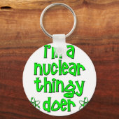 grappige nucleaire sleutelhanger (Voorkant)