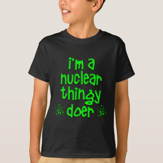 grappige nucleaire t-shirt (Voorkant)