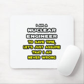 Grappige Nuclear Engineer T-shirts en geschenken Muismat (Met muis)