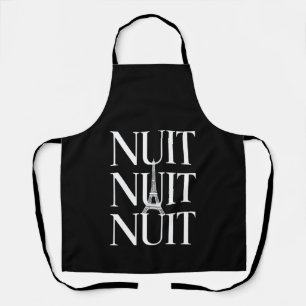 Grappige Nuit Nuit Schort