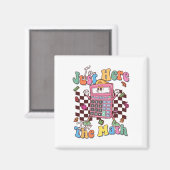 Grappige Nummerdag Wiskunde Dag Rekenmachine Leraa Magneet (Voorkant / Achterkant)