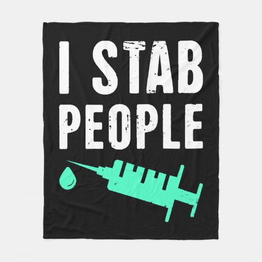 Grappige Nursepetpetsdog liefhebber Fleece Deken (Voorkant)