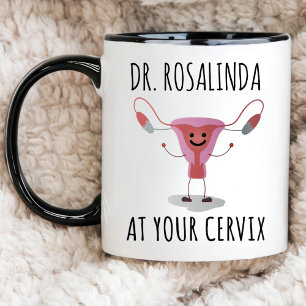 Grappige OBGYN-waardering Bedankt Babydokter Gif Mok