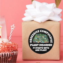 Grappige obsessief-compulsieve Plant stoornis