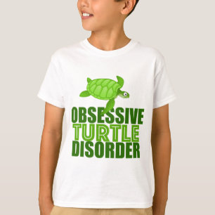 Grappige obsessieve schildpad stoornis Kinder T-shirt