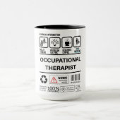 Grappige Occupational Therapeut Handling Informati Mok (Midden)