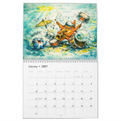 Grappige Oceaankalender voor Muzikanten Maandelijk Kalender (Jan 2027)
