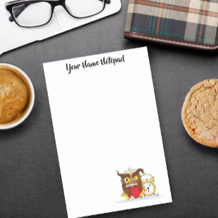 Grappige ochtend chagrijnige uil post-it® notes