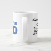 Grappige ochtend koffie nummer een helikopter vade grote koffiekop (Achterkant)