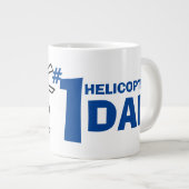 Grappige ochtend koffie nummer een helikopter vade grote koffiekop (Voorkant rechts)