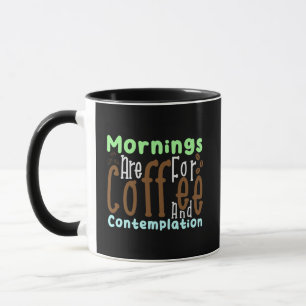grappige ochtenden zijn voor koffie en denkwerk mok