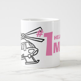 Grappige ochtendkoffie nummer één Helicopter moede Grote Koffiekop