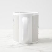 Grappige ochtendkoffiekop grote koffiekop (Achterkant)