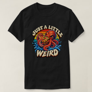 Grappige Octopus Die Pizza Eet T-shirt