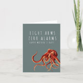 Grappige Octopus Moederdaggrap Voor Moederdag Kaart (Voorkant)