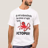 Grappige Octopus T-shirt (Voorkant)