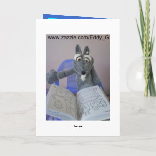 Grappige Octopus Verjaardag Kaart (Achterkant)