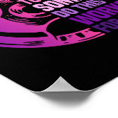 Grappige oefening vrouwen poster (Hoek)