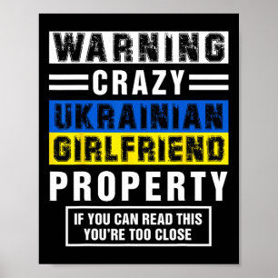 Grappige Oekraïense Vriendin Quotes Gezegden Boyfr Poster