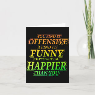 Grappige Offensieve Sarcastische Humor Quote Geest Kaart