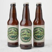 Grappige Officiële Ierse Drankteam Bierlabel Bier Etiket (Flessen)
