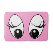 Grappige ogen badmat (Voorkant)