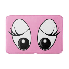 Grappige ogen badmat