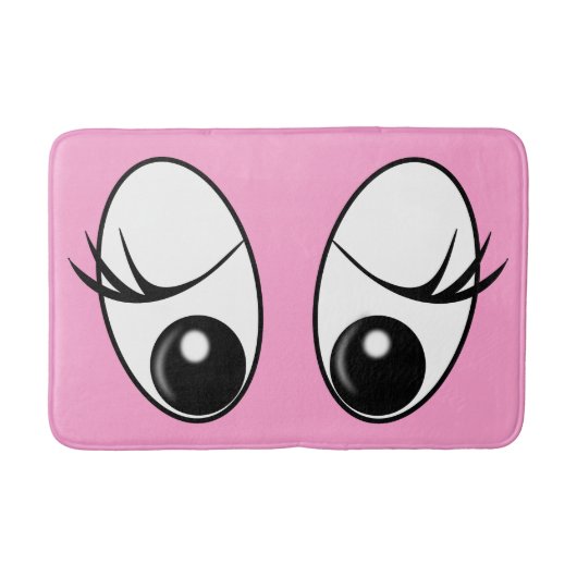 Grappige ogen badmat (Voorkant)
