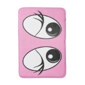 Grappige ogen badmat (Voorkant Verticaal)