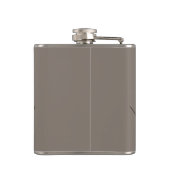 Grappige ogen Flask Glimlach met aangepaste kleur  Heupfles (Achterkant)