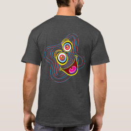 Grappige ogen optische illusie t-shirt