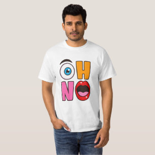Grappige “Oh nee” Cartoon T-shirt
